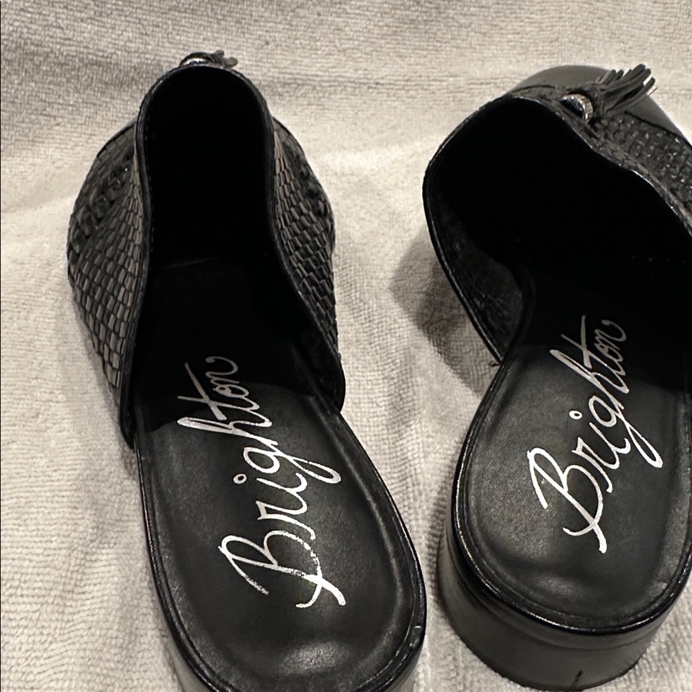 Brighton Idol Black Mules - Picture 5 of 7